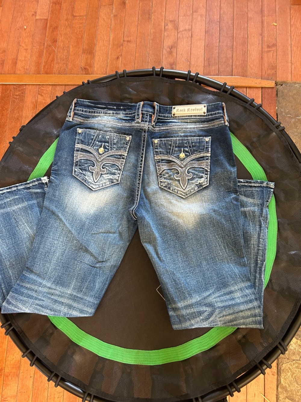 Rock Revival Women’s Faded Blue Boot Cut Jeans